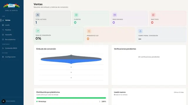 Captura de CEAM · Bot de ventas